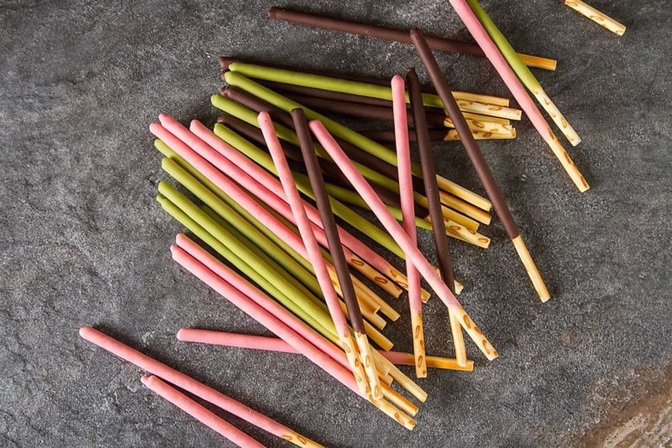Pocky is a type of snack from Japan.