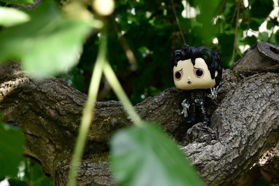 Pop action figure of Edward Scissorhands from popular fantasy film of Tim Burton.