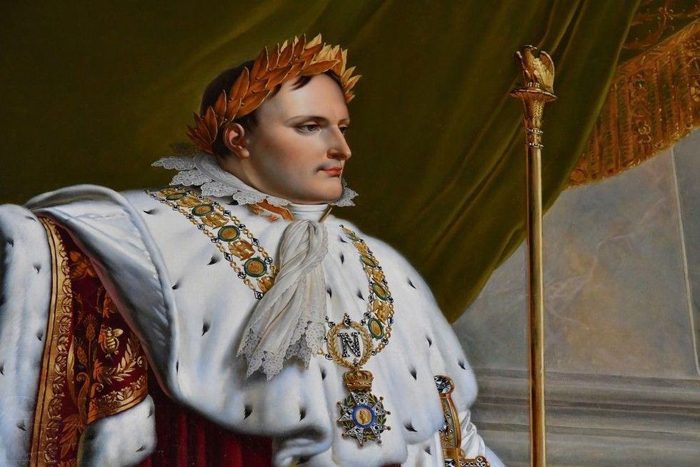 Portrait of Napoleon in the historical