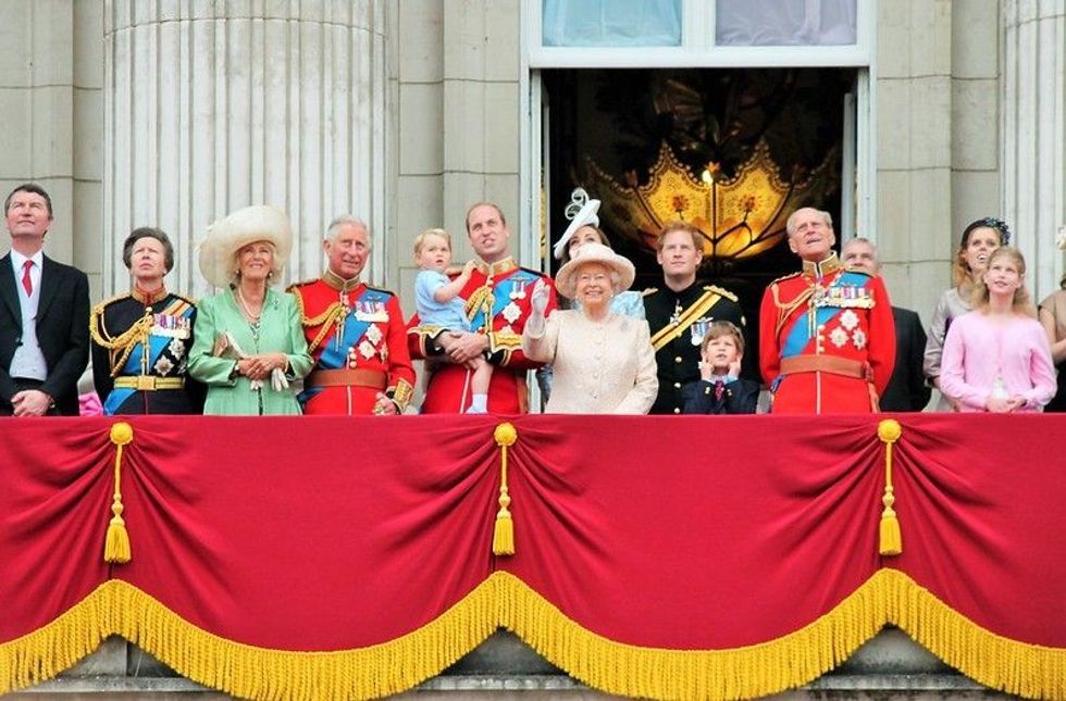 Prince George and his family 