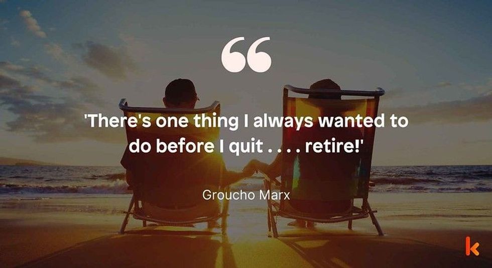 Quote by Groucho Marx.