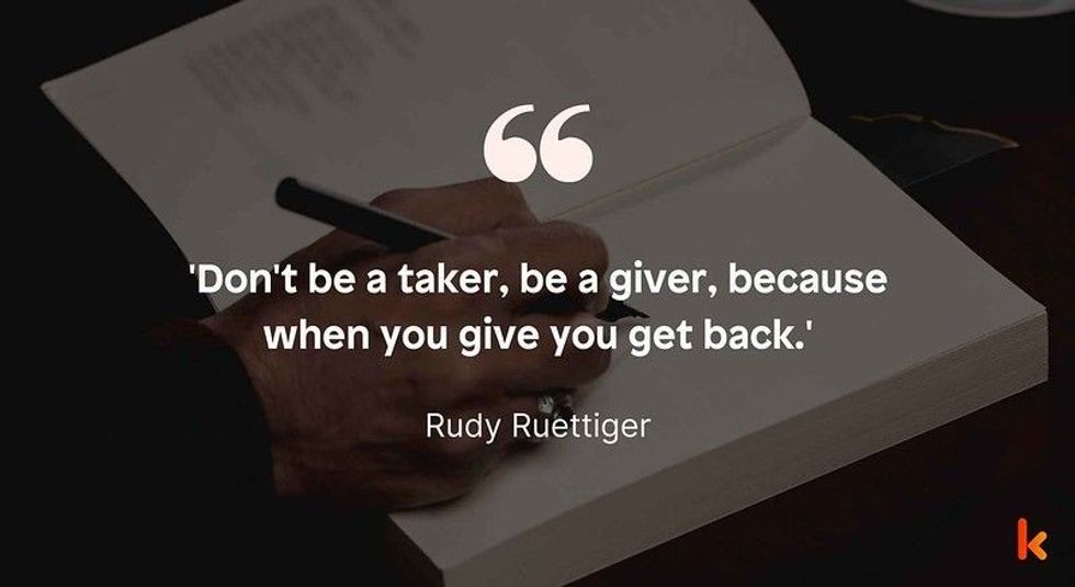 Quote by Rudy Ruettiger