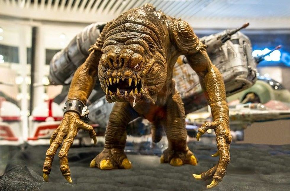 Rancor monster from star wars