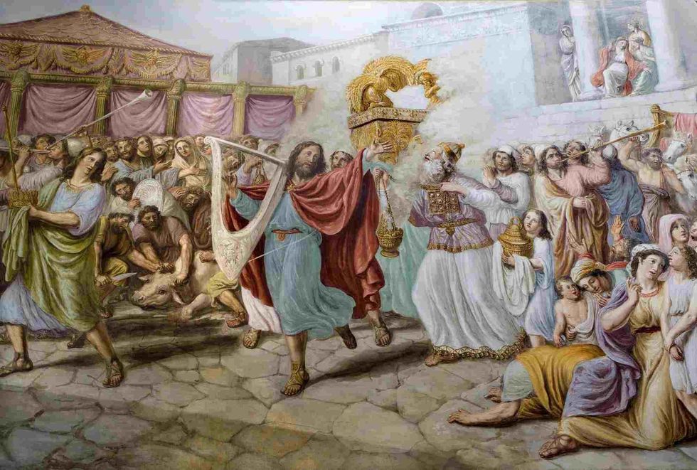 read how old was king david when he died 