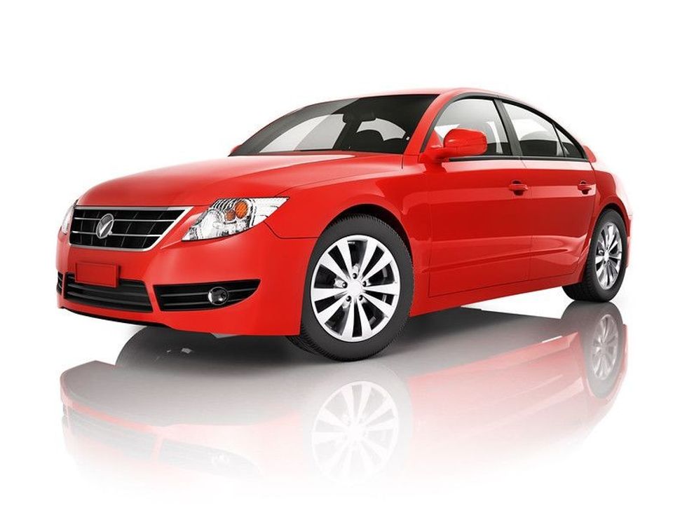Red car on white background - Nicknames
