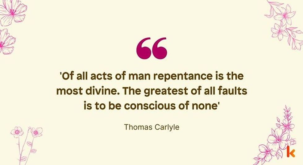 'Repentance is accepted remorse'