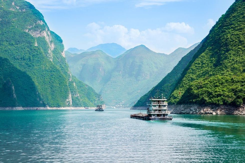 River cruise in China 