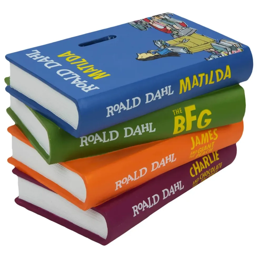 Roald Dahl Pile Of Books Money Box\u200d.