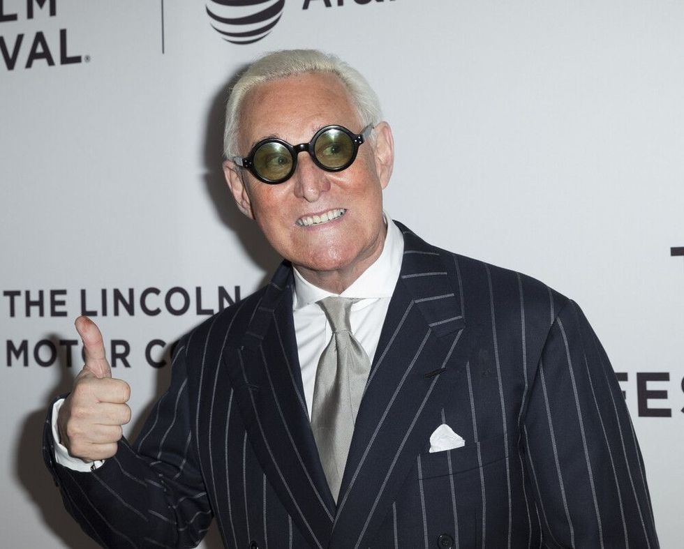  Roger Stone at the premiere of Get Me Roger Stone at SVA during 2017 Tribeca Film Festival