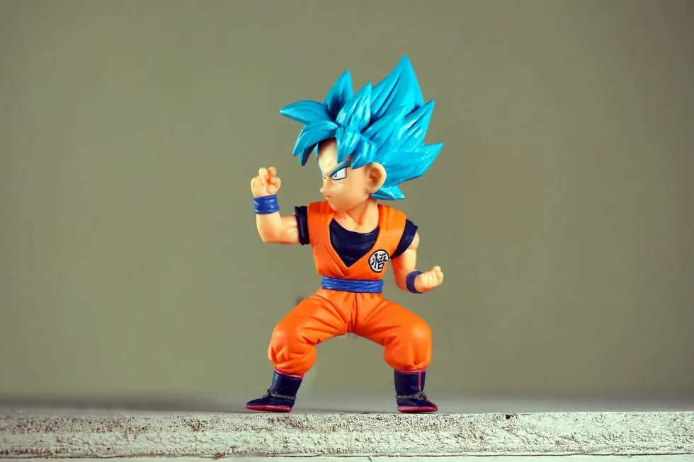 Saiyan figurine from Dragon Ball Z