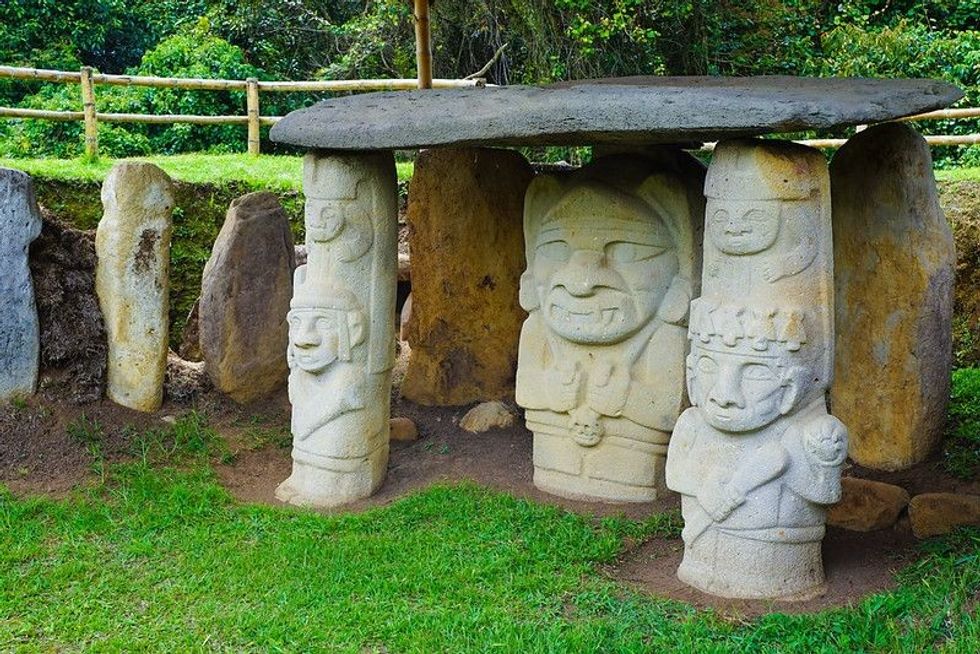 San Agustín Archaeological Park UNESCO World Heritage Site in Colombia.