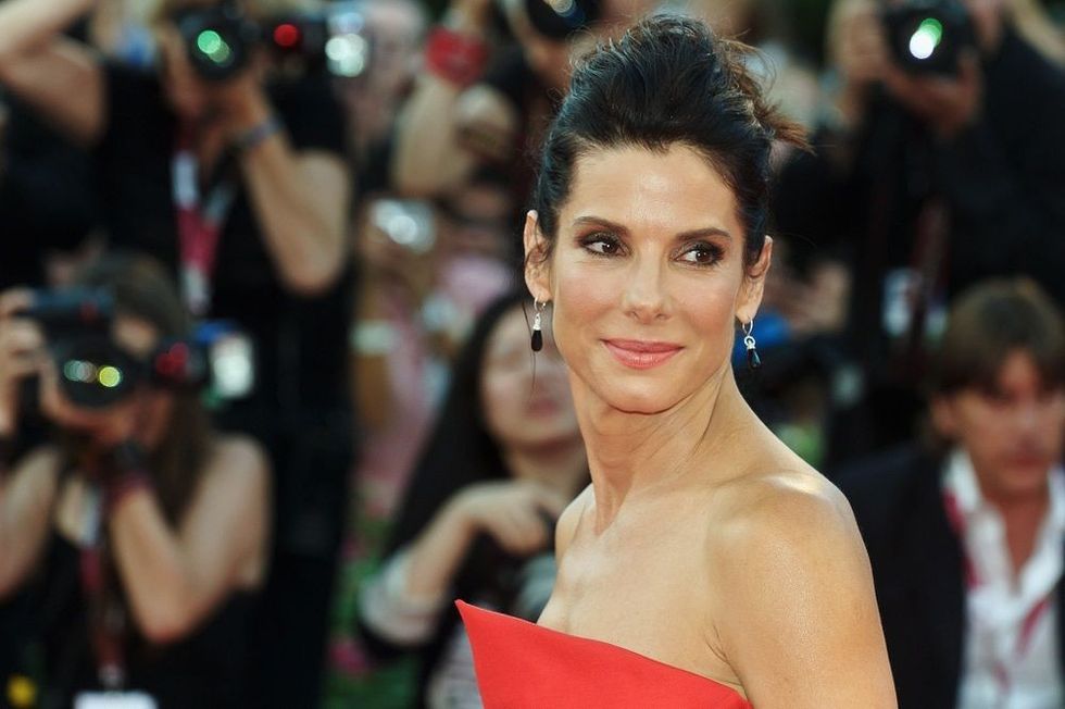 Sandra Bullock attends 'Night Moves' Premiere during the 70th Venice International Film Festival on the red carpet
