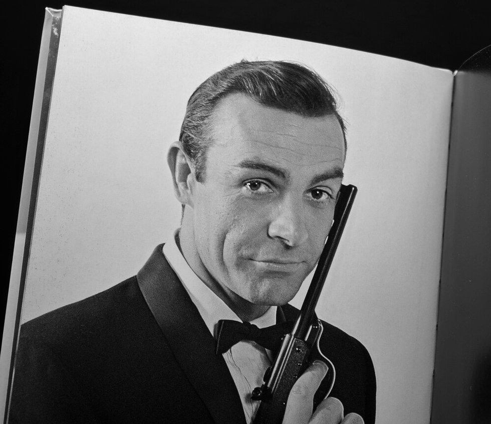 Sean Connory photographed for the movie James Bond