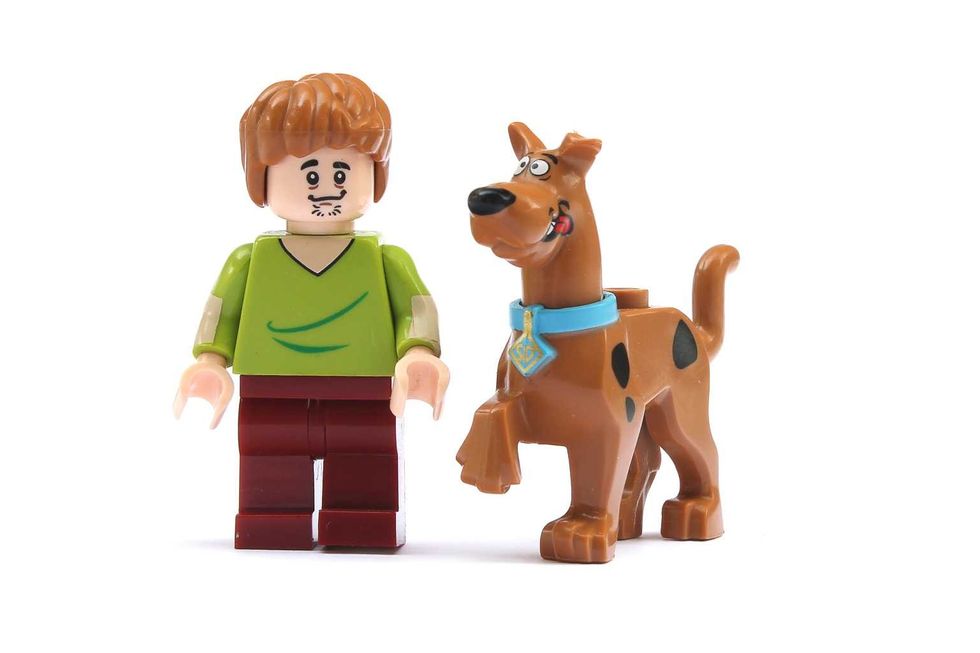 Shaggy and Scooby-Doo Lego Mini Figure Character