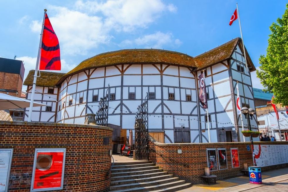 Shakespeare's Globe is a reconstruction of the Globe Theatre, associated with William Shakespeare.