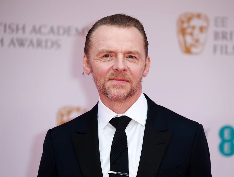  Simon Pegg attends the EE British Academy Film Awards