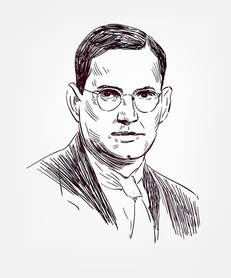 sketch of Carlos Castaneda