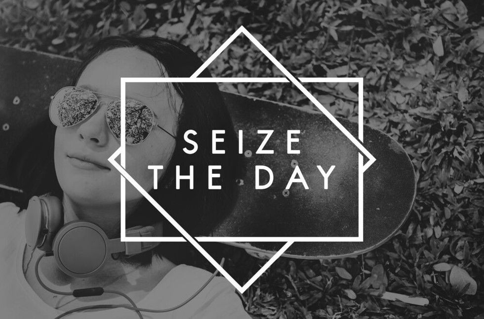 Slow Life Seize Day Balance Concept