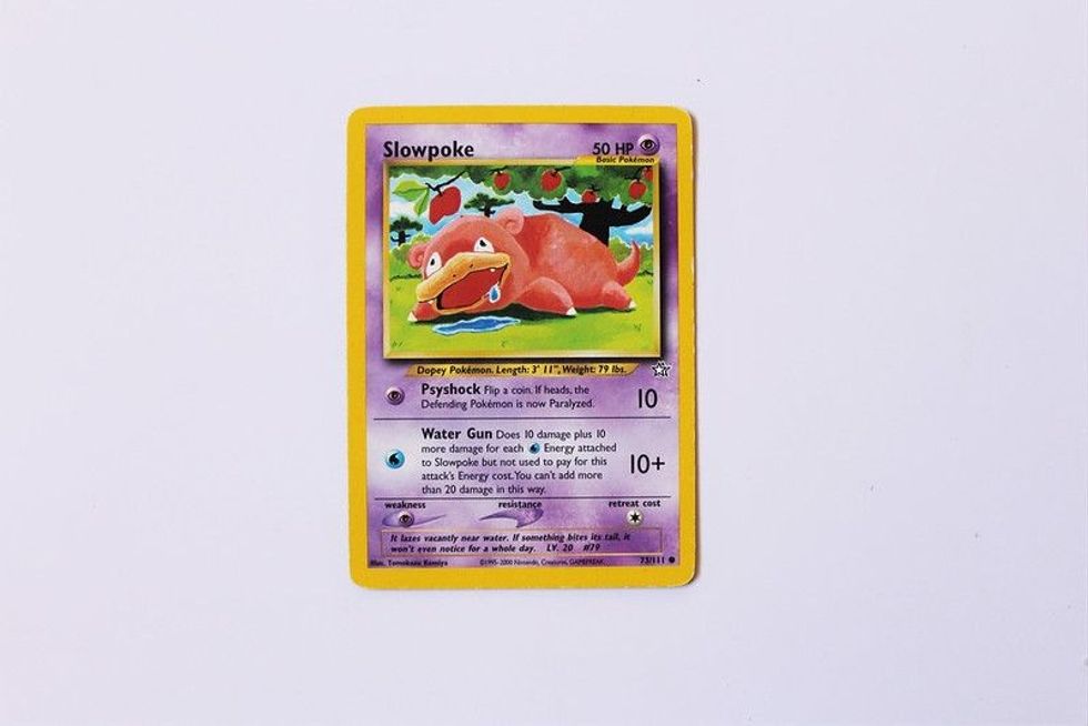 Slowpoke pokemon card