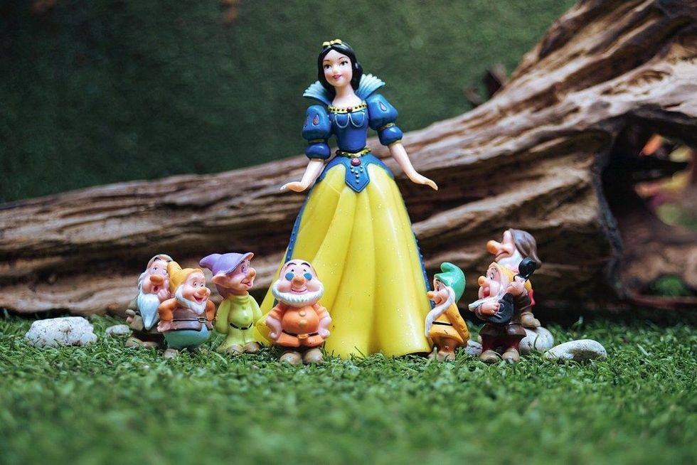 Snow White and the Seven Dwarfs toy figure.