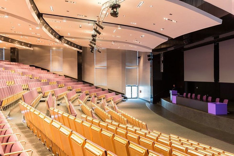 Spacious modern assembly hall