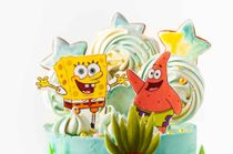 SpongeBob SquarePants on white background