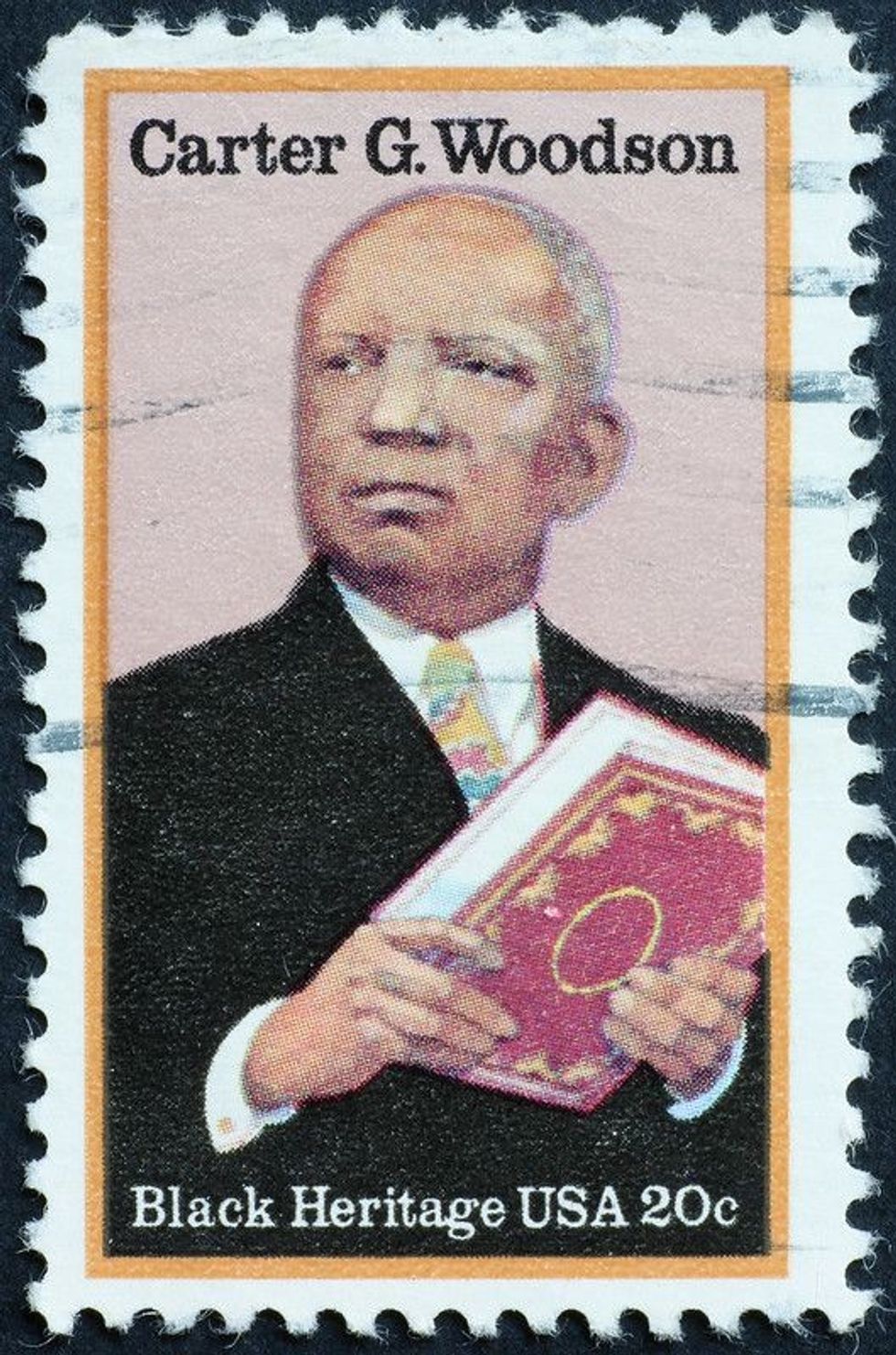 Stamp post of Carter G. Woodson
