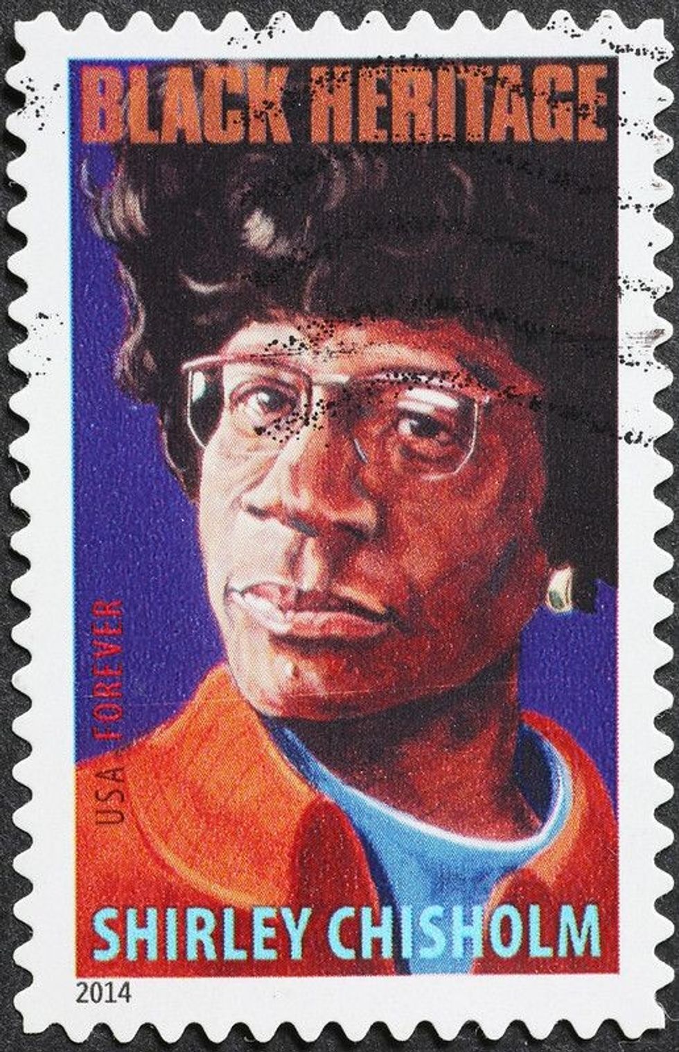 Stamp post of Shirley Chisholm