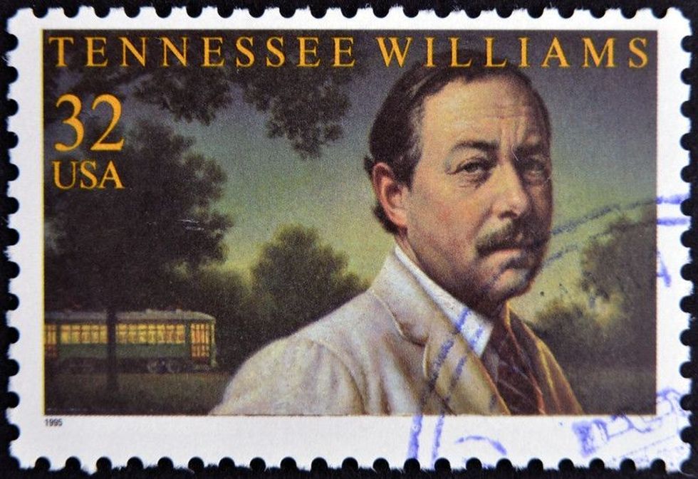 stamp post of Tennessee Williams