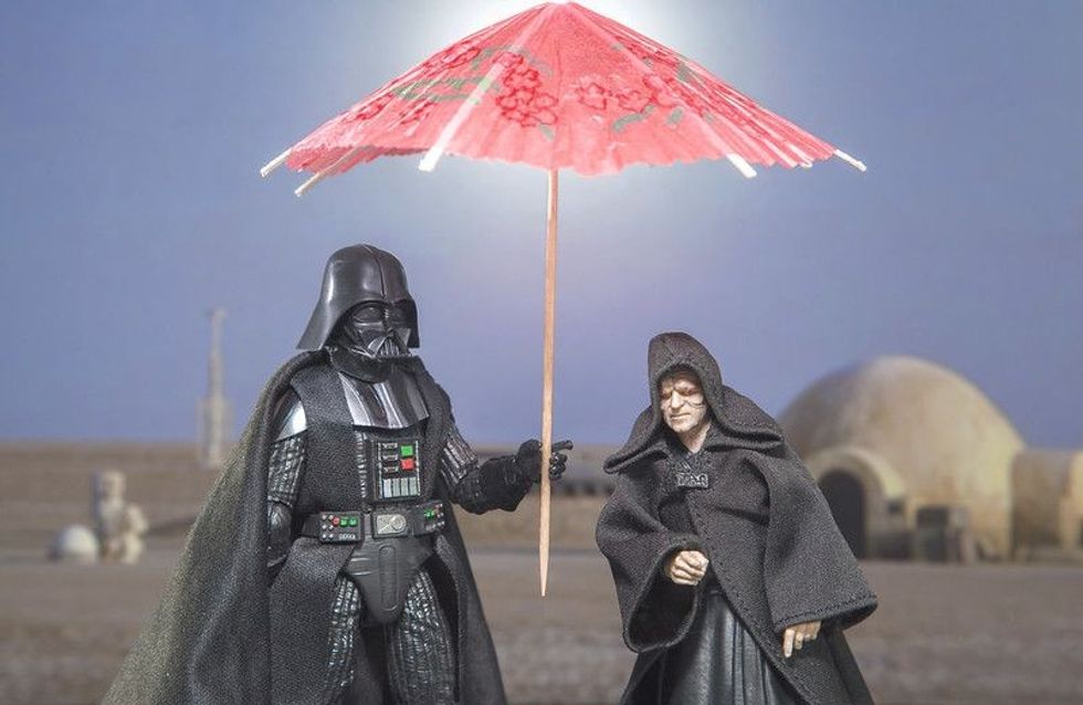 Star Wars Sith Lord Darth Vader and Emperor Palpatine.