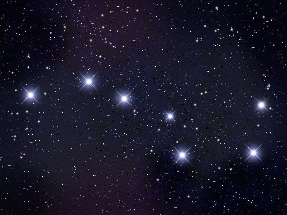 Stars in the sky.
