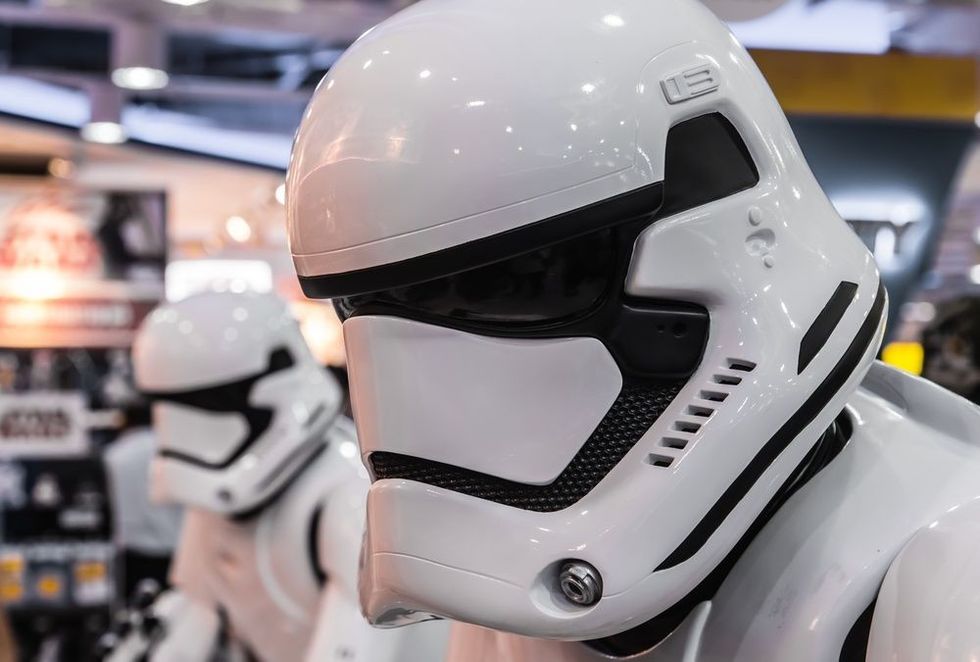 Starwar soldier figure at display