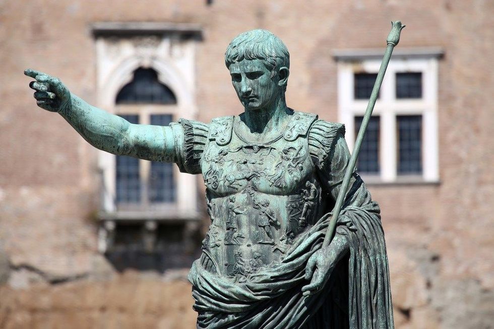 Statue of  Caesar Augustus  in Rome