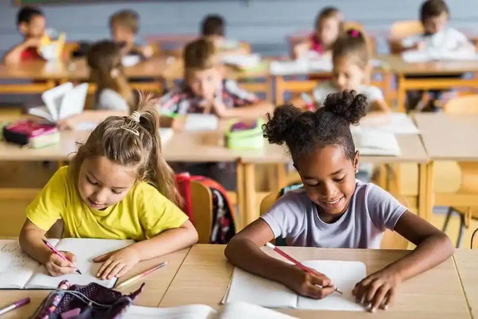Students sitting their SATs.