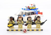 Studio shot of Lego ghostbuster