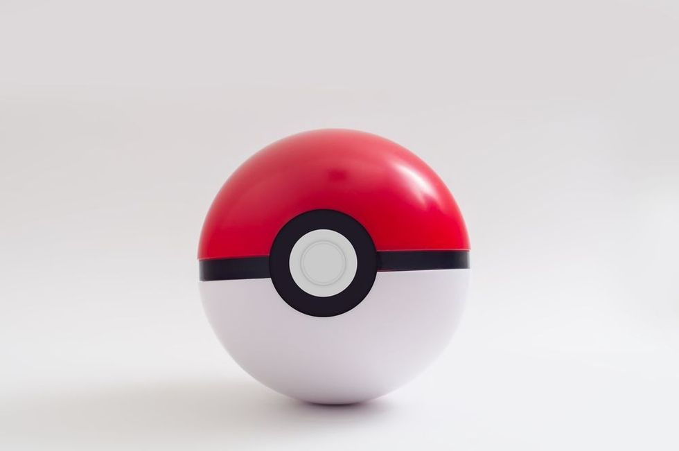 Studio shot of The Pokeball on light background