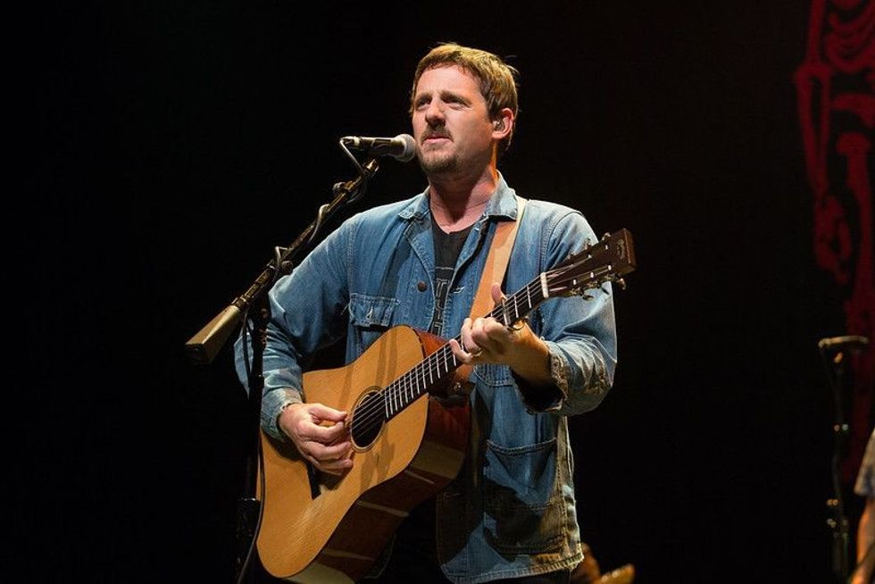 Sturgill Simpson performing in Oakland, CA.