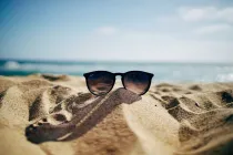 Sunglasses are used for both protection from UV rays and glamour enhancement.