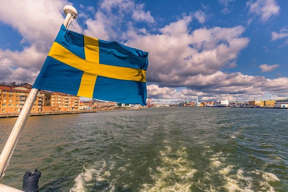 Swedish flag waving on the speeding boat - Nicknames