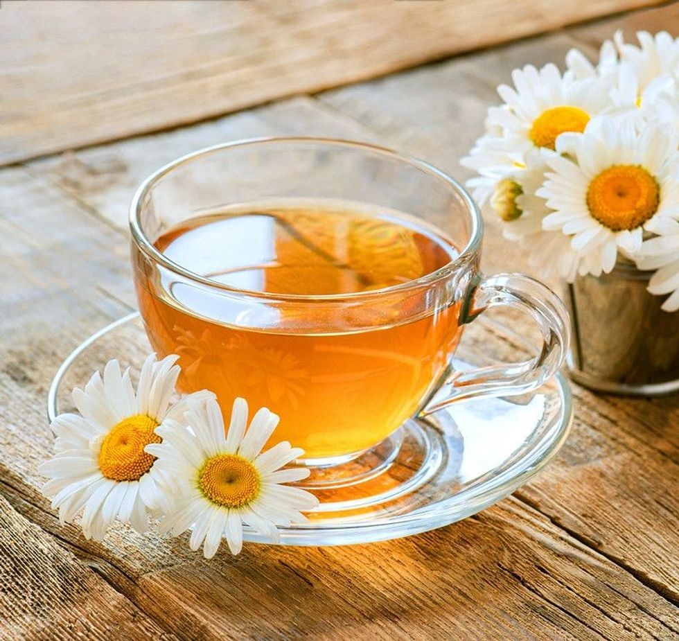 Tea on a wooden table