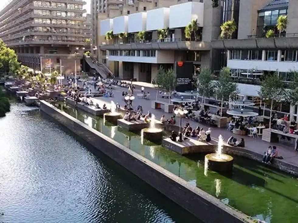 The Barbican Centre exterior.
