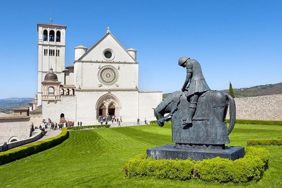 The beautiful Basilica of St. Francis of Assisi