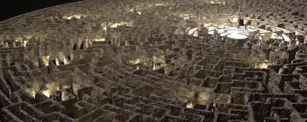 The characters in 'The Maze Runner' are trying to escape a place called the 'Glade'.