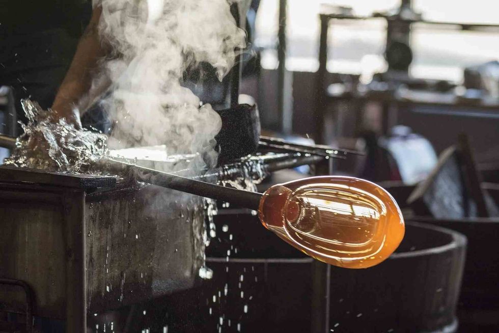 The fumes during Glass Blowing can cause different diseases.