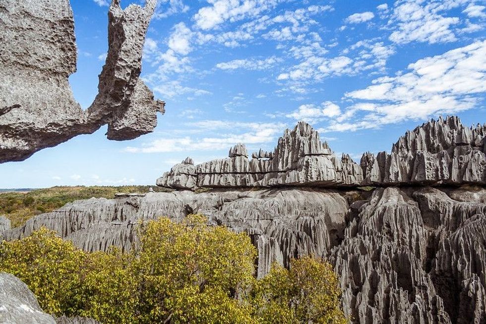 The great Tsingy de Bemaraha of Madagascar in the Tsingy de Bemaraha Integral Nature Reserve