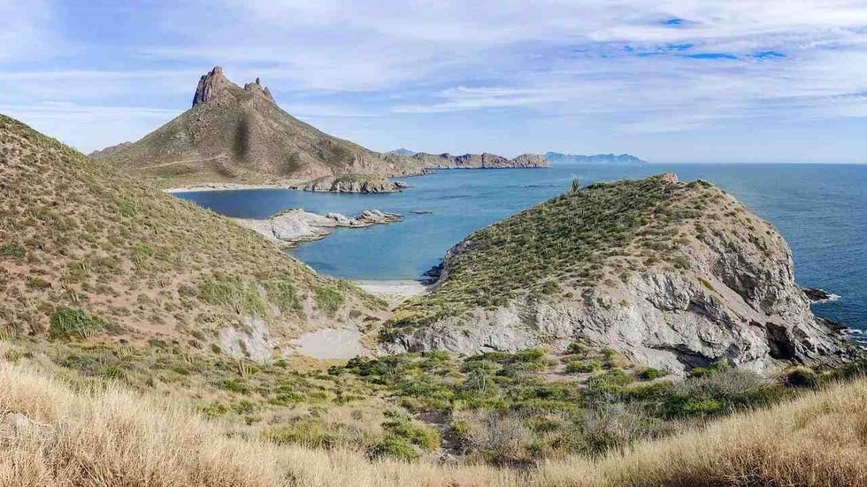 The Gulf of California near the Baja Peninsula is a breathtakingly beautiful sight.