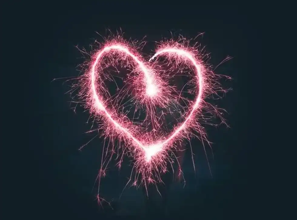 The heart shape has long been a popular symbol of love. 