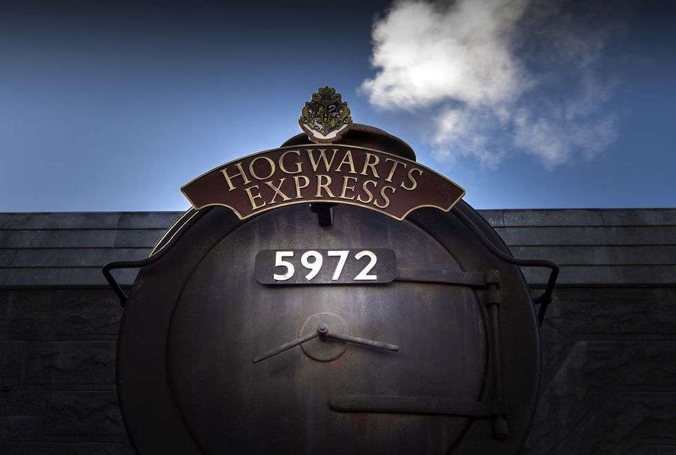 The Hogwarts Express Train at Wizardly World of Harry Potter at Islands of Adventure.