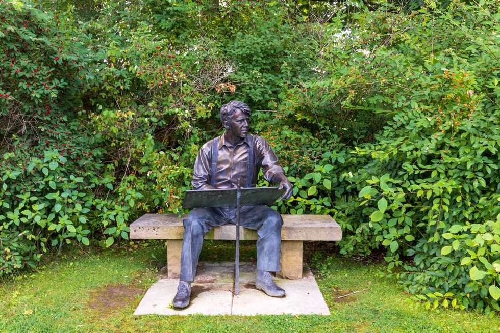 The home and gardens of poet Robert Frost in Vermont.