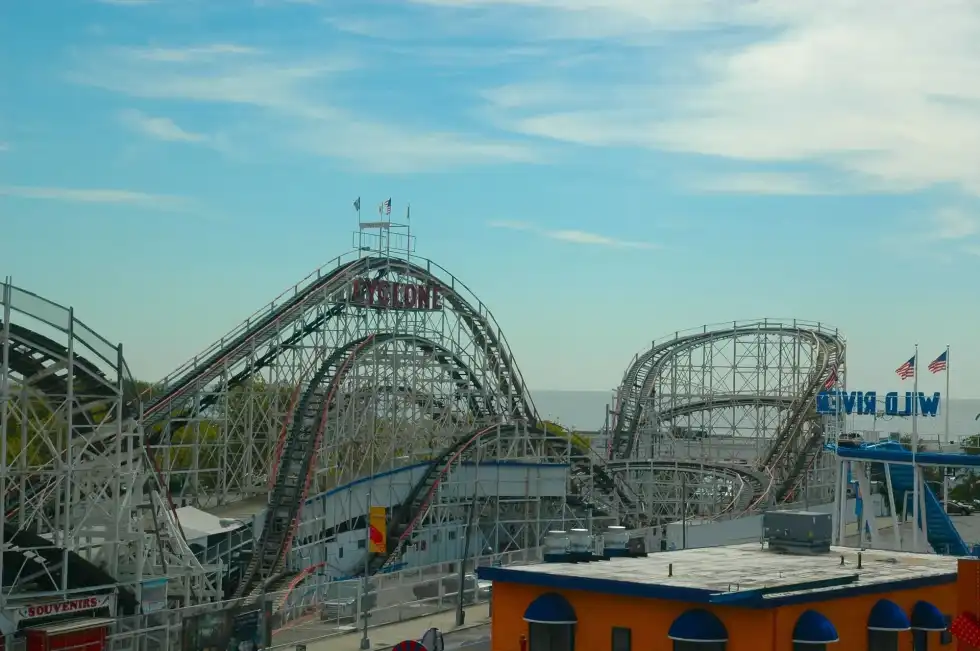 The Iron Rattler roller coaster at the Six Flags Fiesta Texas theme park was the first of its kind to have an inverted barrel roll!